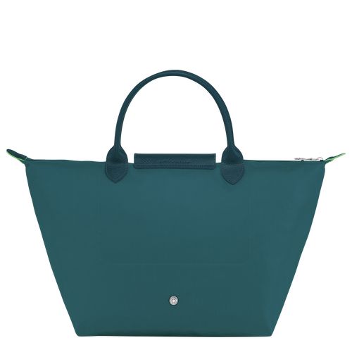 Torebka Damskie Longchamp Le Pliage Green M Recycled canvas Paw | PL9062FD