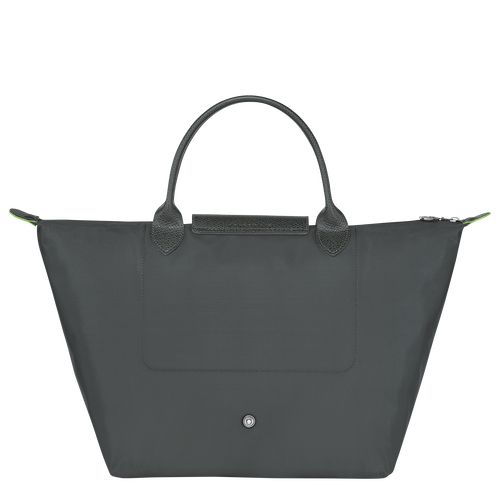 Torebka Damskie Longchamp Le Pliage Green M Recycled canvas Graphite | PL9061DF