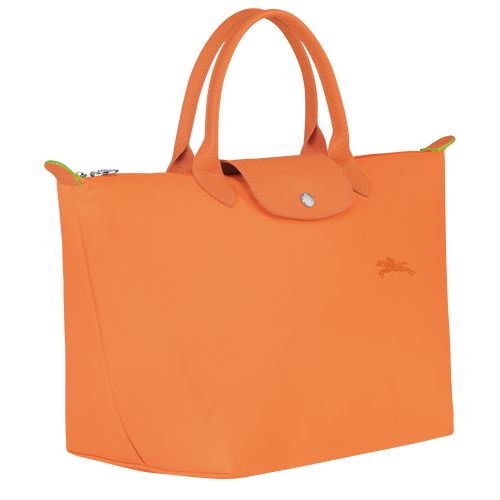 Torebka Damskie Longchamp Le Pliage Green M Recycled canvas Pomarańczowe | PL9060SG