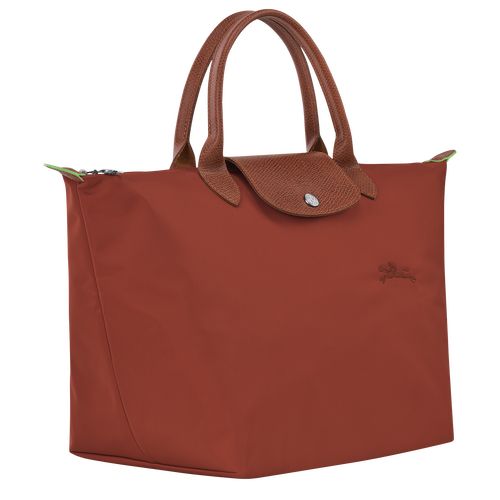 Torebka Damskie Longchamp Le Pliage Green M Recycled canvas Chestnut | PL9056IL