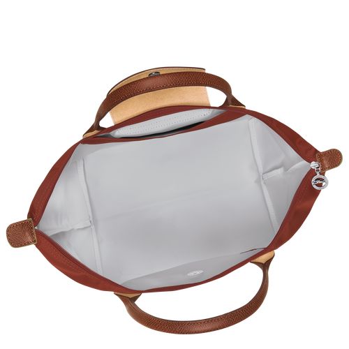 Torebka Damskie Longchamp Le Pliage Green M Recycled canvas Chestnut | PL9056IL