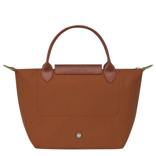 Torebka Damskie Longchamp Le Pliage Green S Recycled canvas Cognac | PL9050WN