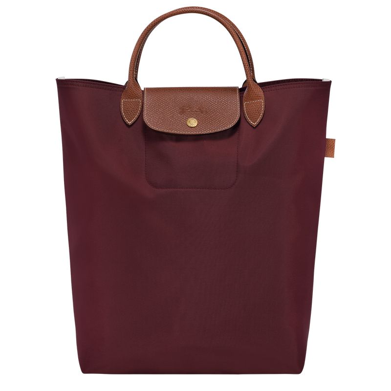 Torebka Damskie Longchamp Le Pliage Original M Tote Canvas Bordowe | PL9247PJ