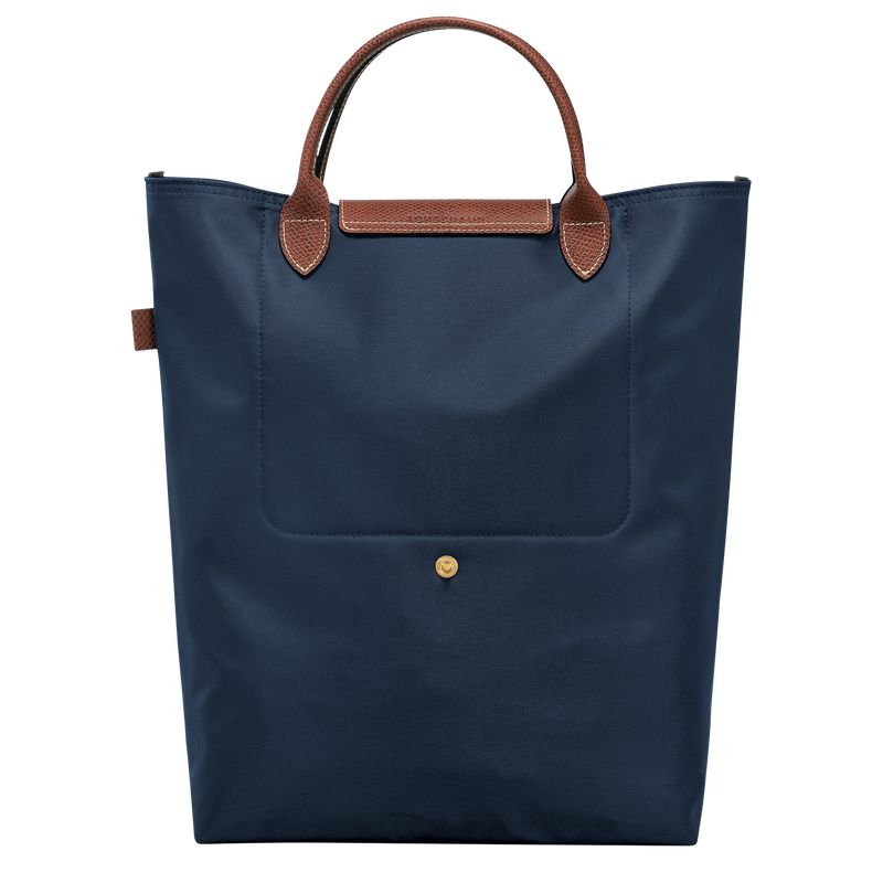 Torebka Damskie Longchamp Le Pliage Original M Tote Canvas Granatowe | PL9243FD