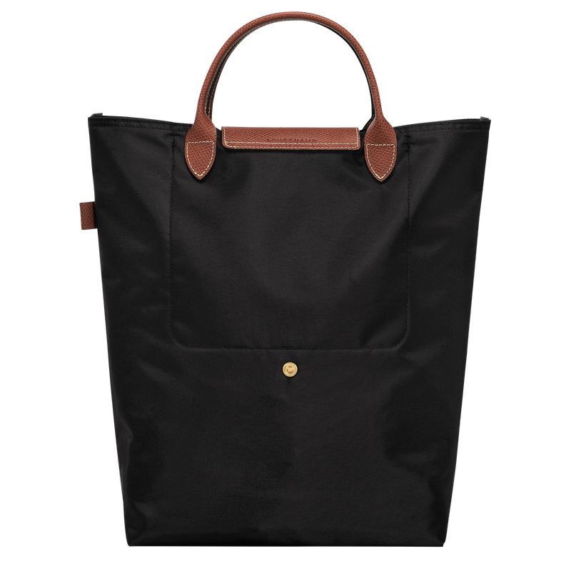 Torebka Damskie Longchamp Le Pliage Original M Tote Canvas Czarne | PL9242GS