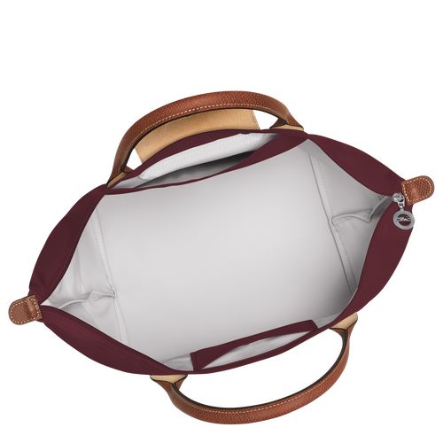 Torebka Damskie Longchamp Le Pliage Original M Recycled canvas Bordowe | PL9076NW