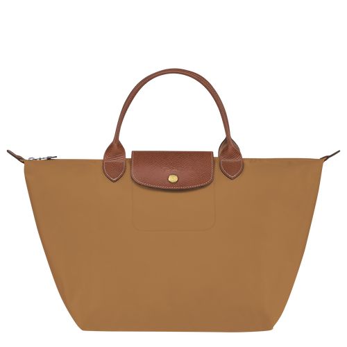 Torebka Damskie Longchamp Le Pliage Original M Recycled canvas Fawn | PL9075MQ