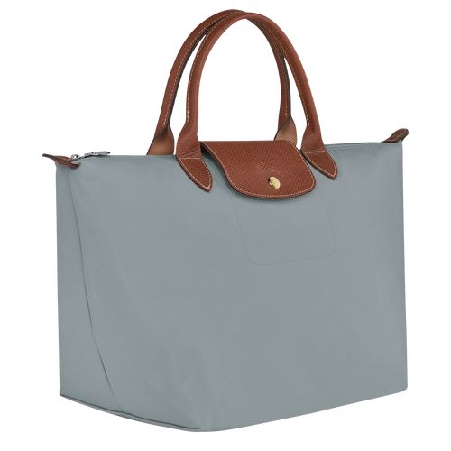 Torebka Damskie Longchamp Le Pliage Original M Recycled canvas Steel | PL9074MQ