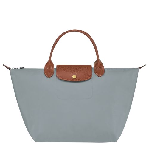 Torebka Damskie Longchamp Le Pliage Original M Recycled canvas Steel | PL9074MQ