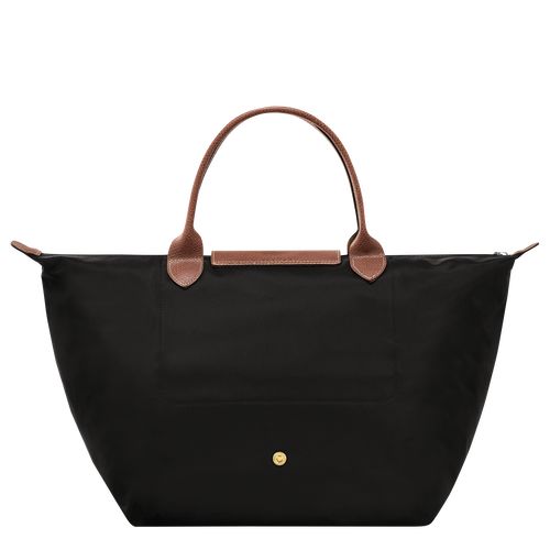 Torebka Damskie Longchamp Le Pliage Original M Recycled canvas Czarne | PL9071VR