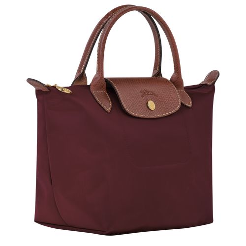 Torebka Damskie Longchamp Le Pliage Original S Recycled canvas Bordowe | PL9068ZU