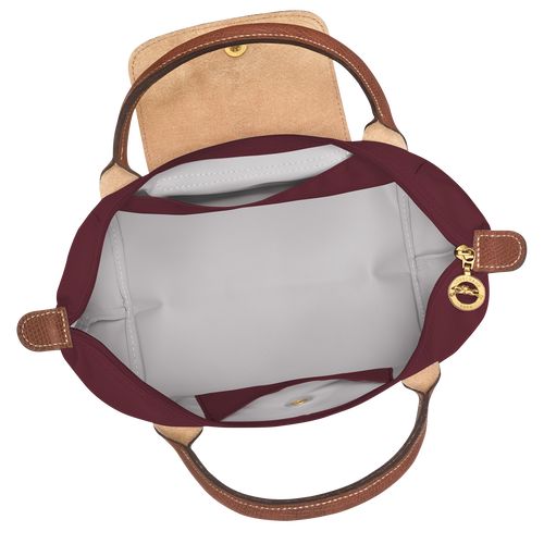 Torebka Damskie Longchamp Le Pliage Original S Recycled canvas Bordowe | PL9068ZU