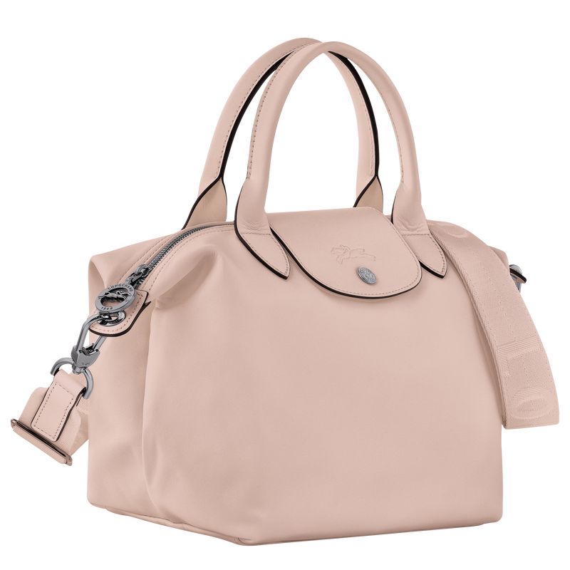 Torebka Damskie Longchamp Le Pliage Xtra S Leather Nude | PL9217DF