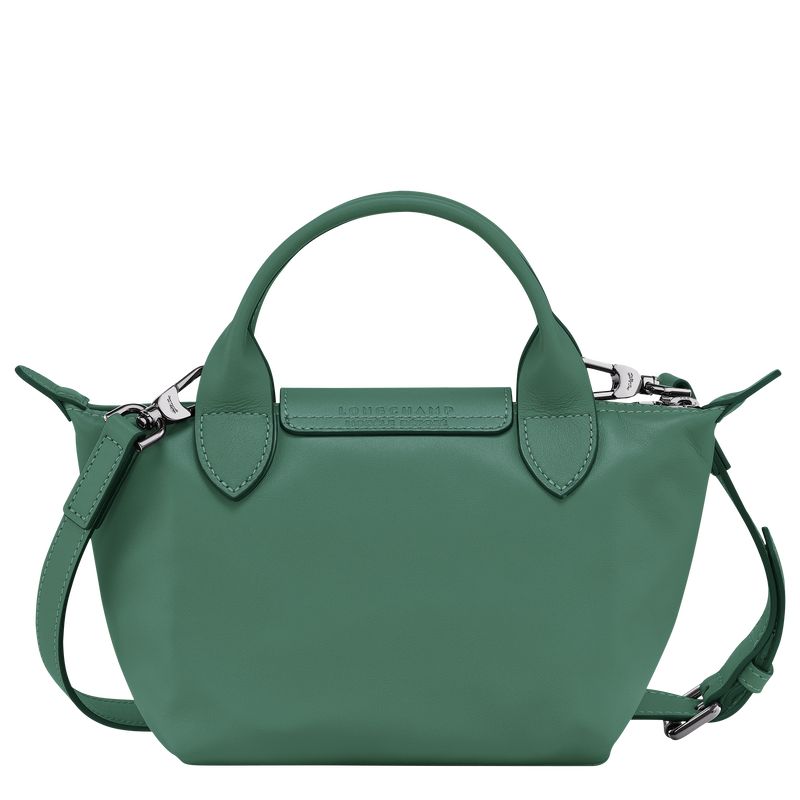 Torebka Damskie Longchamp Le Pliage Xtra XS Leather Sage | PL9211UZ