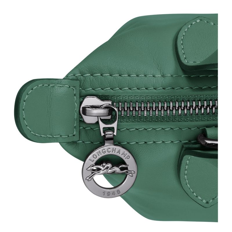 Torebka Damskie Longchamp Le Pliage Xtra XS Leather Sage | PL9211UZ