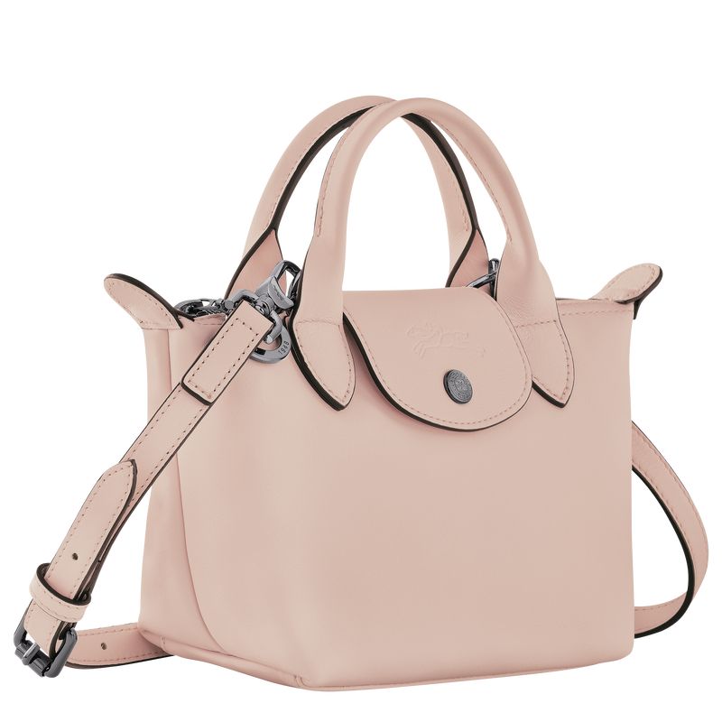 Torebka Damskie Longchamp Le Pliage Xtra XS Leather Nude | PL9210YX