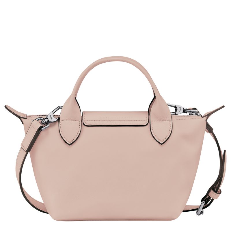 Torebka Damskie Longchamp Le Pliage Xtra XS Leather Nude | PL9210YX