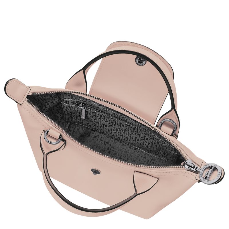 Torebka Damskie Longchamp Le Pliage Xtra XS Leather Nude | PL9210YX