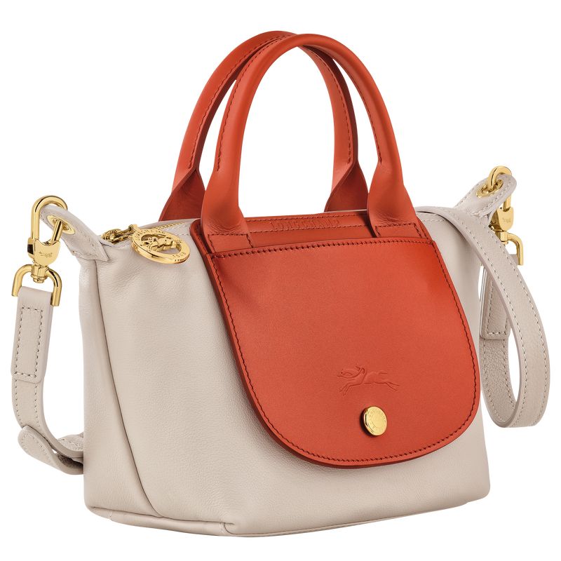 Torebka Damskie Longchamp Le Pliage Xtra XS Leather Paprika | PL9197IL