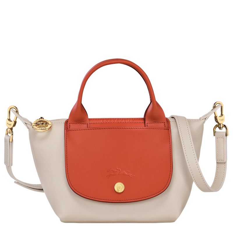 Torebka Damskie Longchamp Le Pliage Xtra XS Leather Paprika | PL9197IL