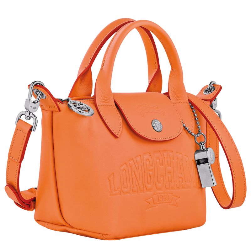 Torebka Damskie Longchamp Le Pliage Xtra XS Leather Pomarańczowe | PL9194AH