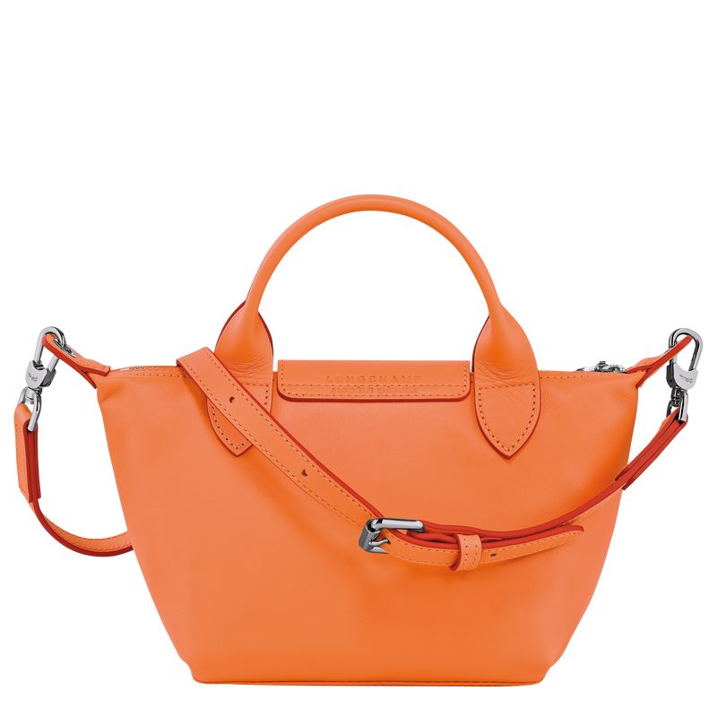 Torebka Damskie Longchamp Le Pliage Xtra XS Leather Pomarańczowe | PL9194AH