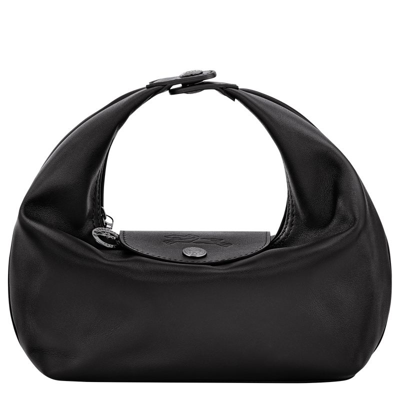 Torebka Damskie Longchamp Le Pliage Xtra XS Leather Czarne | PL9092OK