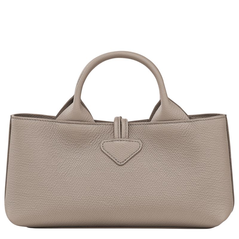 Torebka Damskie Longchamp Le Roseau S Leather Clay | PL9112SG