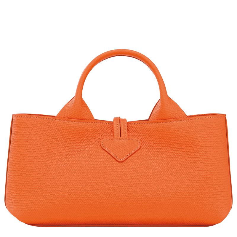 Torebka Damskie Longchamp Le Roseau S Leather Pomarańczowe | PL9111AH