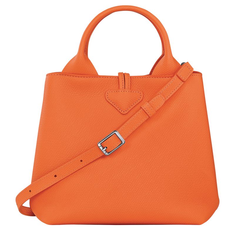 Torebka Damskie Longchamp Le Roseau S Leather Pomarańczowe | PL9095YX