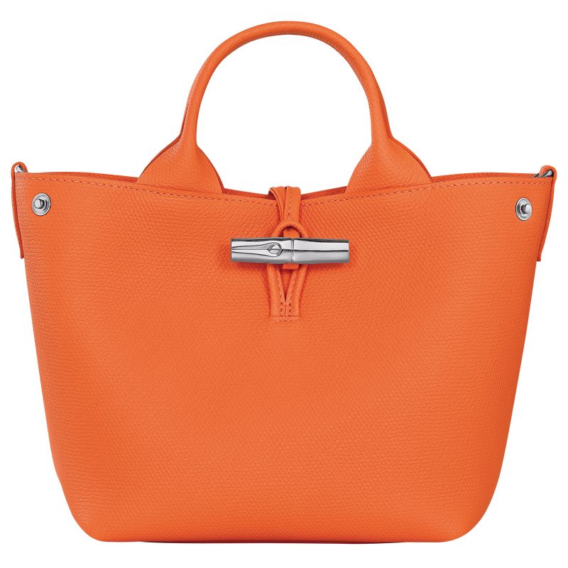 Torebka Damskie Longchamp Le Roseau S Leather Pomarańczowe | PL9095YX