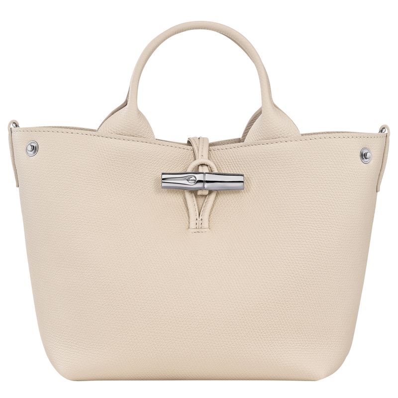 Torebka Damskie Longchamp Le Roseau S Leather Paper | PL9083KO