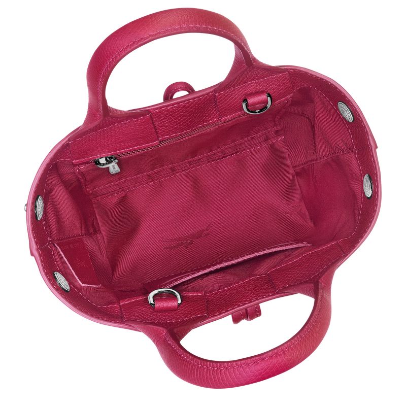 Torebka Damskie Longchamp Le Roseau XS Leather Beetroot | PL9109OK