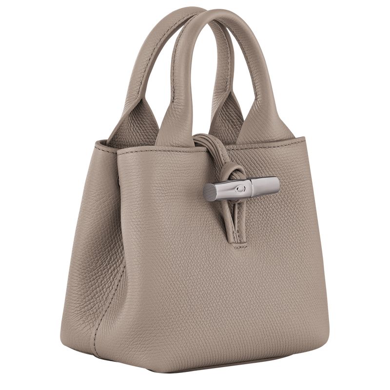 Torebka Damskie Longchamp Le Roseau XS Leather Clay | PL9104RV