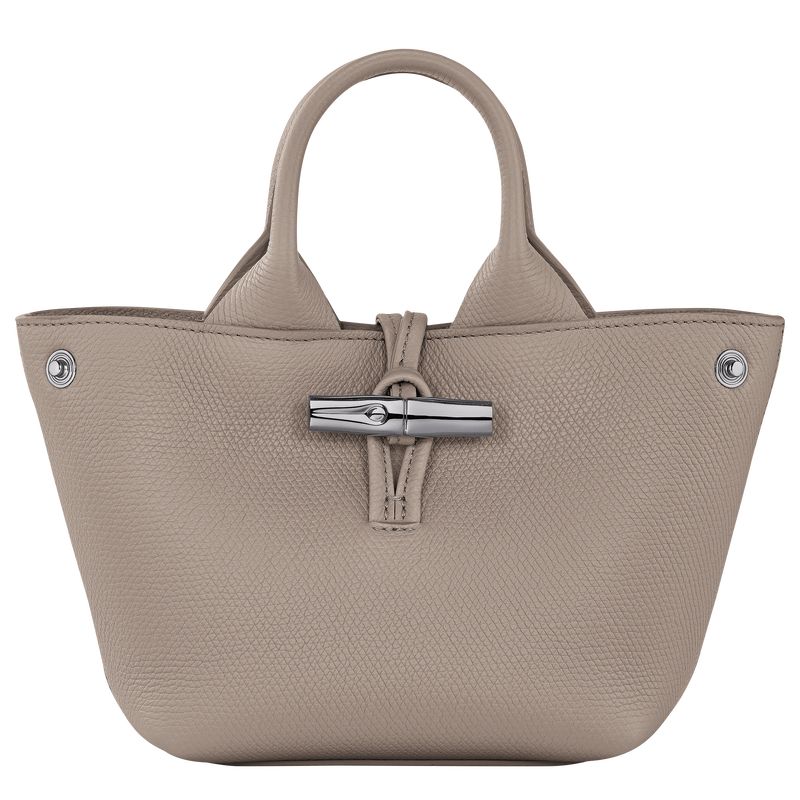 Torebka Damskie Longchamp Le Roseau XS Leather Clay | PL9104RV