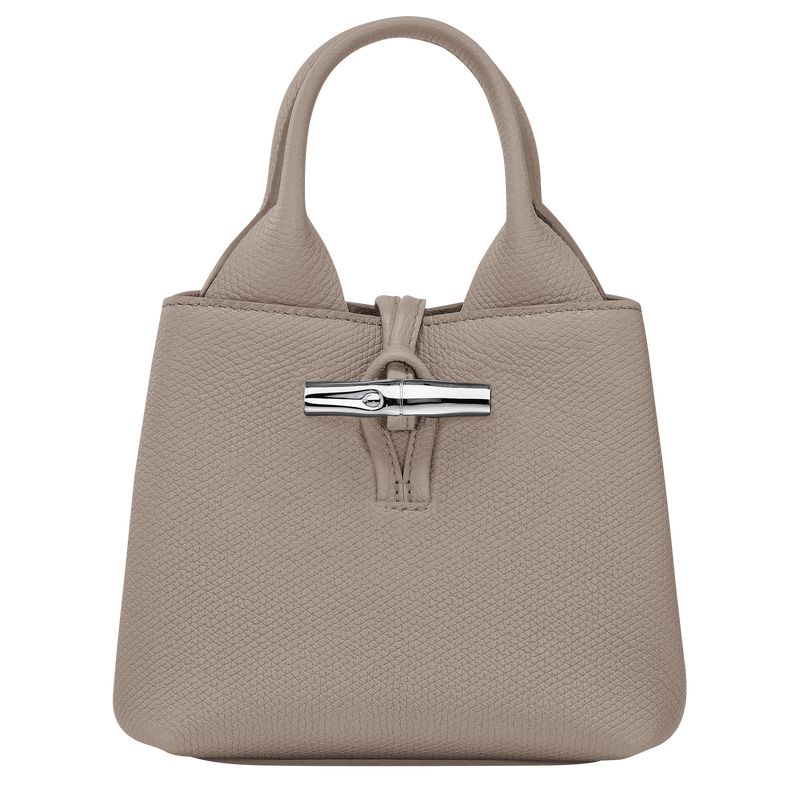 Torebka Damskie Longchamp Le Roseau XS Leather Clay | PL9104RV