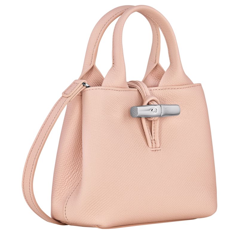 Torebka Damskie Longchamp Le Roseau XS Leather Ballerina | PL9084JP