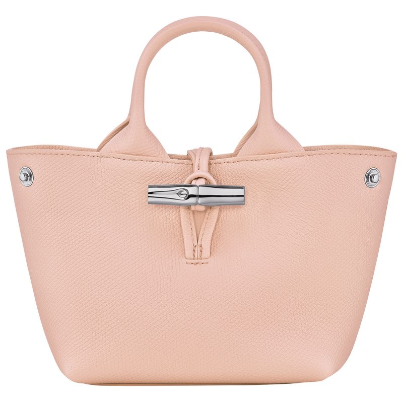 Torebka Damskie Longchamp Le Roseau XS Leather Ballerina | PL9084JP