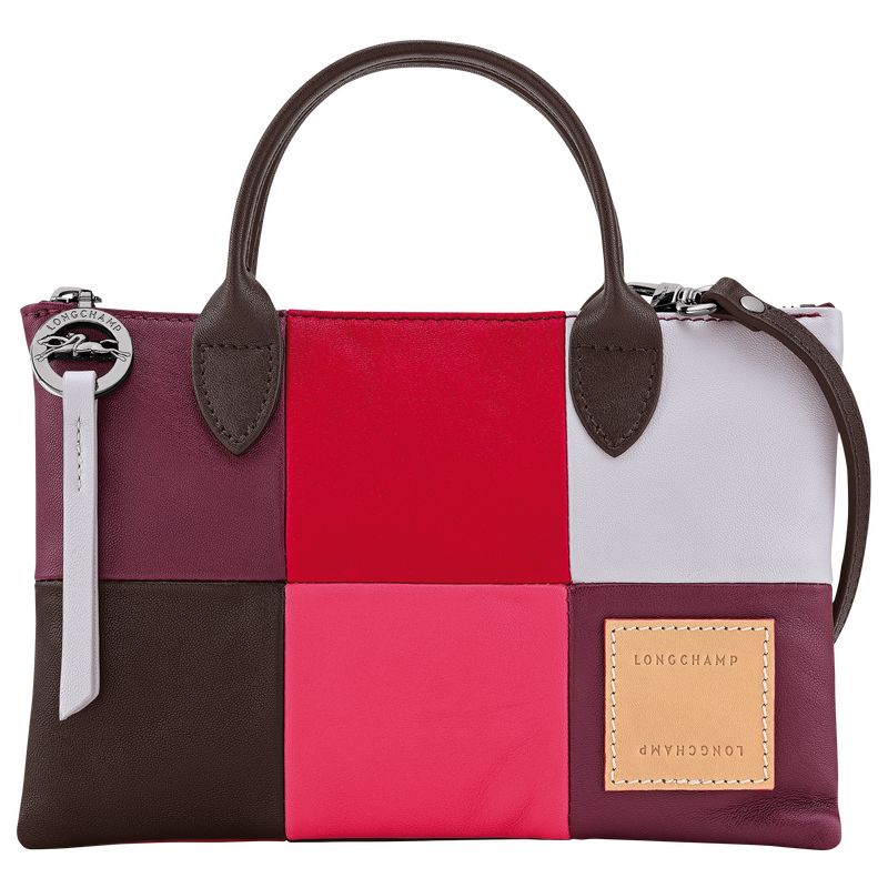 Torebka Damskie Longchamp Re-play XS Leather Eggplant | PL9118KO