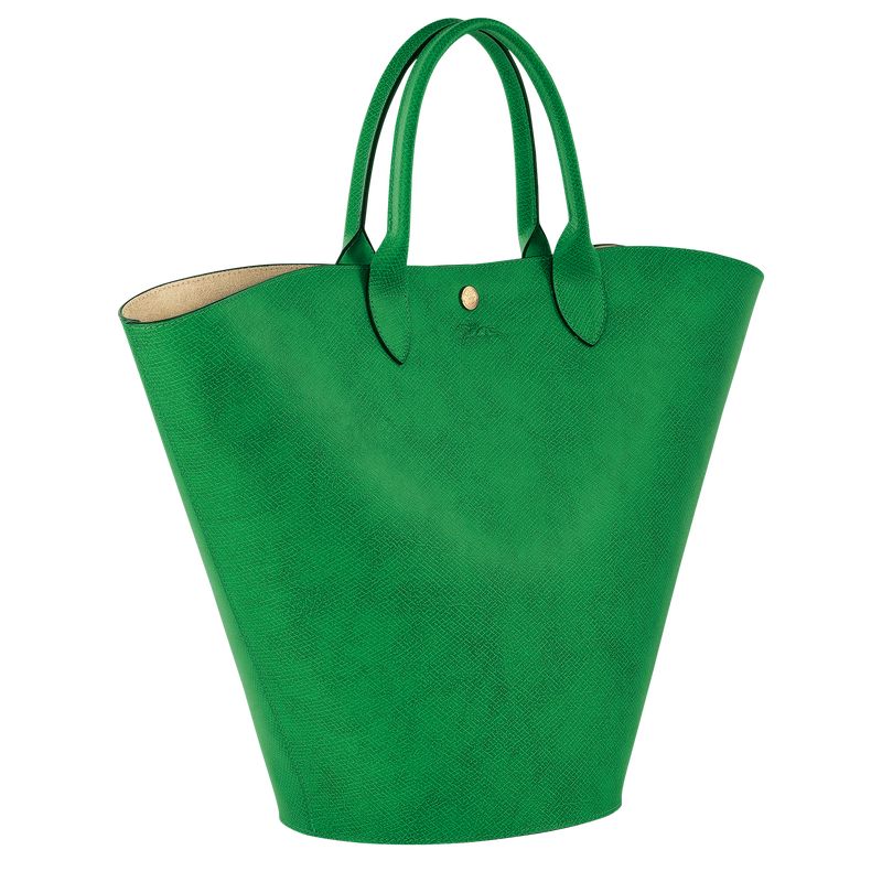 Torebka Damskie Longchamp Épure XL Tote Leather Zielone | PL9144OK