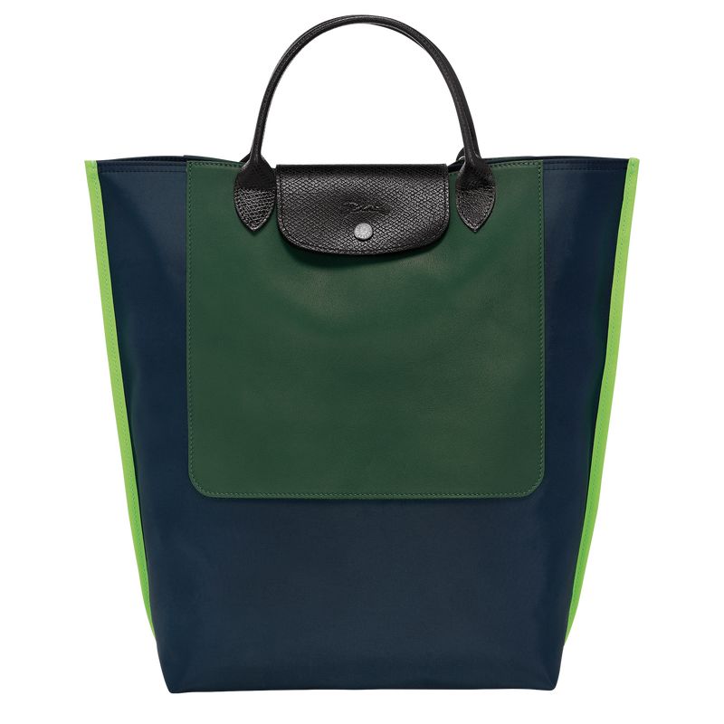 Torebka Męskie Longchamp Cabas M Tote Canvas Granatowe | PL7472JP