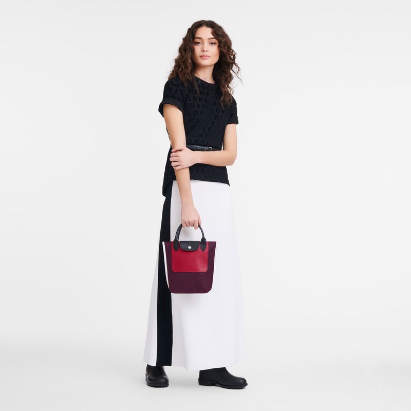 Torebka Męskie Longchamp Cabas XS Tote Canvas Bordowe | PL7465BE