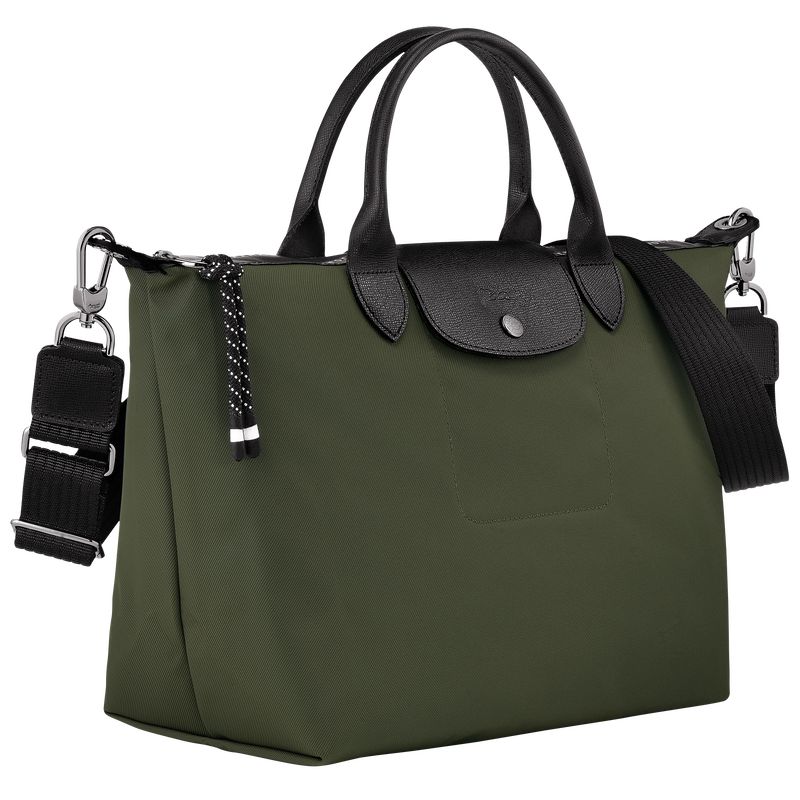 Torebka Męskie Longchamp Le Pliage Energy L Recycled canvas Khaki | PL7496IL