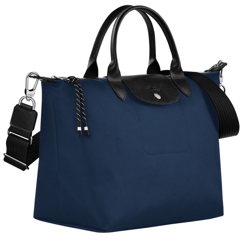 Torebka Męskie Longchamp Le Pliage Energy L Recycled canvas Granatowe | PL7493TC