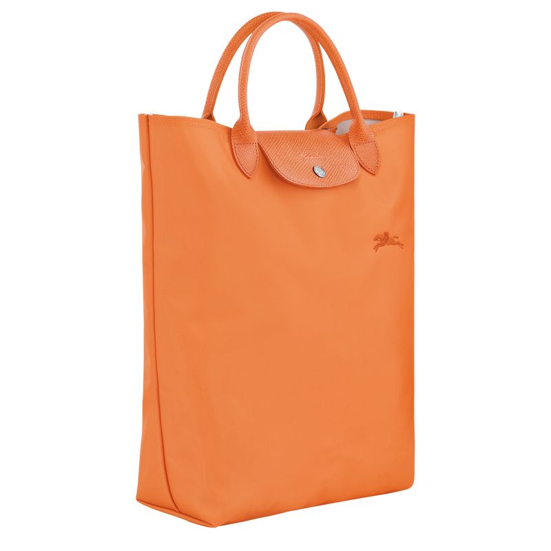 Torebka Męskie Longchamp Le Pliage Green M Tote Canvas Pomarańczowe | PL7501DF