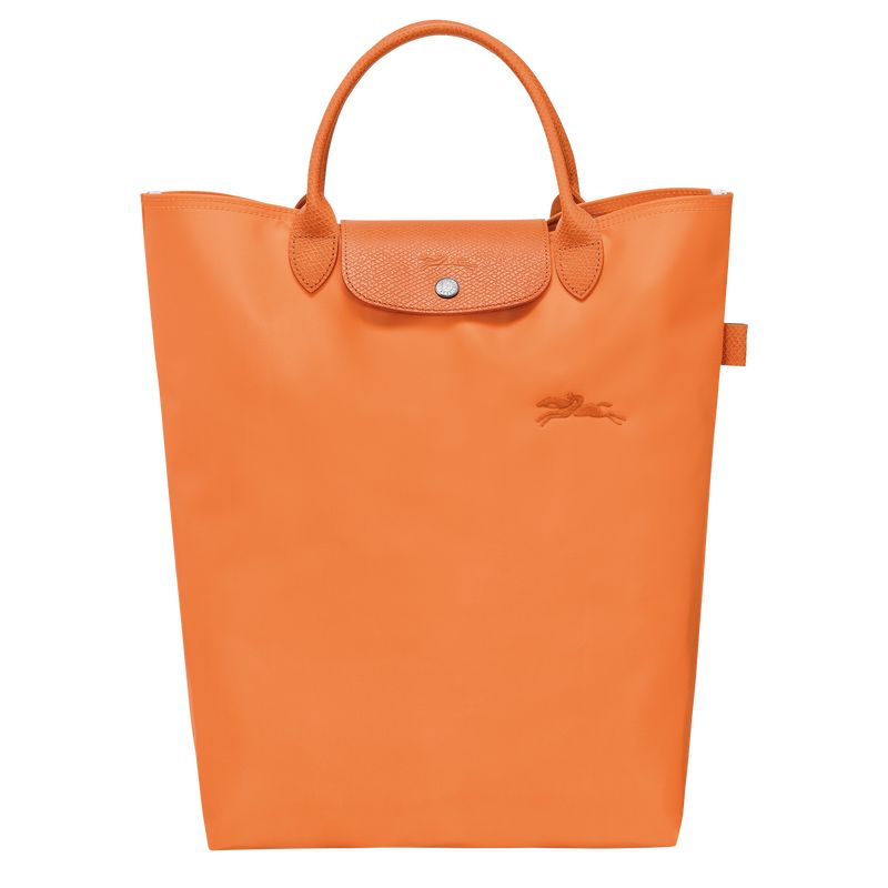 Torebka Męskie Longchamp Le Pliage Green M Tote Canvas Pomarańczowe | PL7501DF