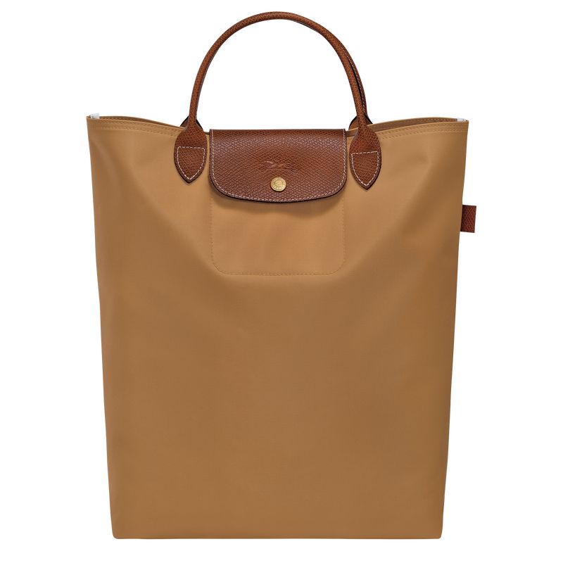 Torebka Męskie Longchamp Le Pliage Original M Tote Canvas Fawn | PL7508ZU