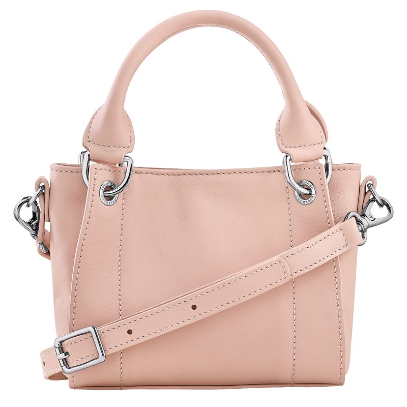 Torebki Małe Damskie Longchamp 3D XS Handbag Leather Nude | PL9371AH