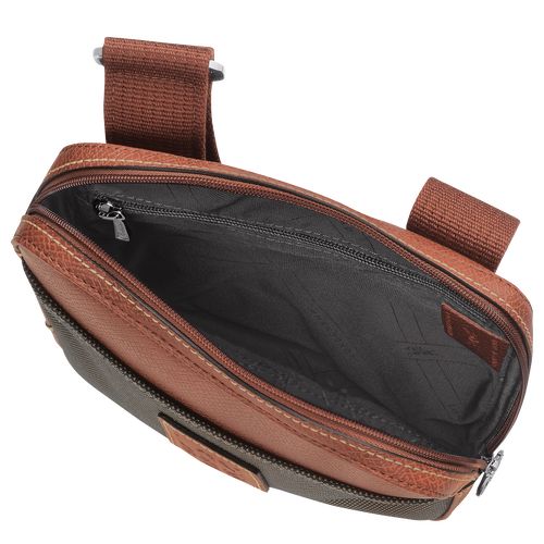 Torebki Małe Damskie Longchamp Boxford XS Crossbody Recycled canvas Brązowe | PL9268SG