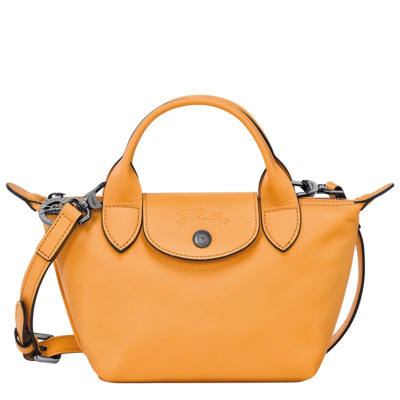 Torebki Małe Damskie Longchamp Le Pliage Xtra XS Handbag Leather Morelowe | PL9302UZ